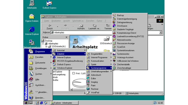 Am 30. Juni 1998 veröffentliche Microsoft Windows 98.