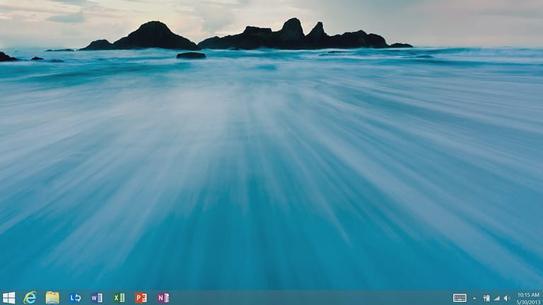 Desktop von Windows 8.1