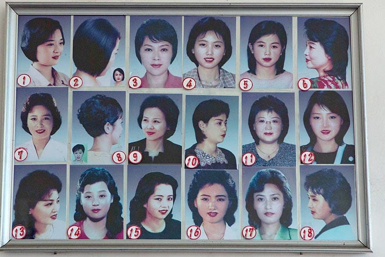 Damen-Frisuren in Nordkorea