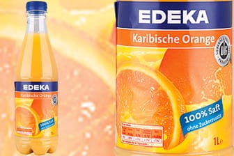 Stiftung Warentest bewertete den Saft "Karibische Orange" von Edeka als "mangelhaft". Der Hersteller nahm das Produkt bereits aus dem Angebot.