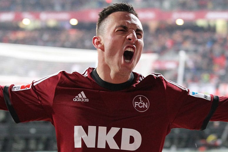 Torjäger Josip Drmic ist die Lebensversicherung des 1. FC Nürnberg im Abstiegskampf.