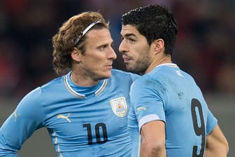 Diego Forlan (36 Länderspieltore) und Luiz Suarez (39 Länderspieltore) sind die beiden erfolgreichsten Torschützen Uruguays.