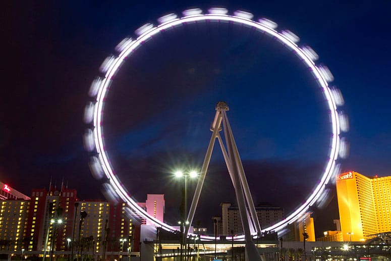 Neuer Weltrekordhalter: Mit etwas mehr als 167 Metern ist der "Las Vegas High Roller" das höchste Riesenrad der Welt.