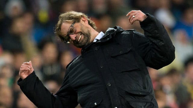 BVB-Trainer Jürgen Klopp beim Viertelfinal-Hinspiel gegen Real Madrid.