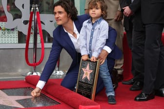Orlando Bloom und sein dreijähriger Sohn Flynn