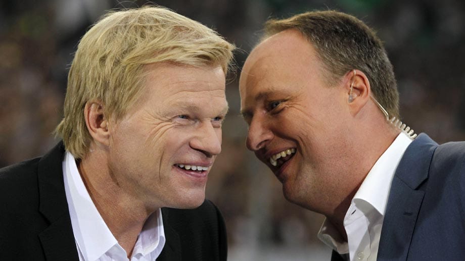 Oliver Kahn (li.) und Oliver Welke sind eines der neuen Duos bei der WM-Moderation.