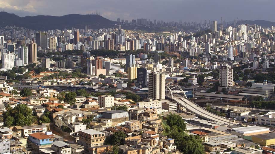 Die Region um Belo Horizonte war im 18. Jahrhundert Zentrum des Gold- und Diamantenrauschs. Die Stadt war die erste, die am Reißbrett entstand.