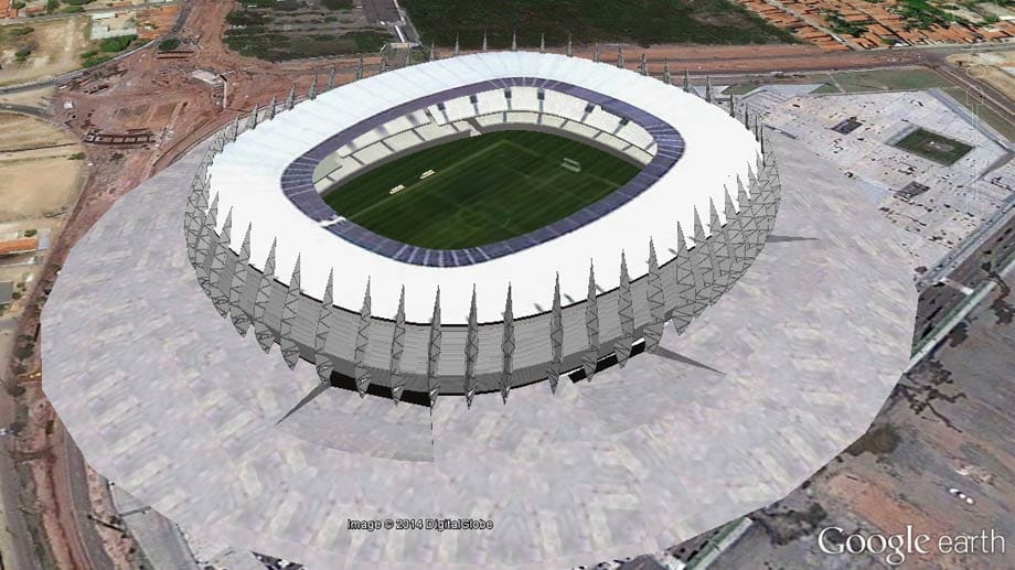 "Estádio Castelão“ in Fortaleza