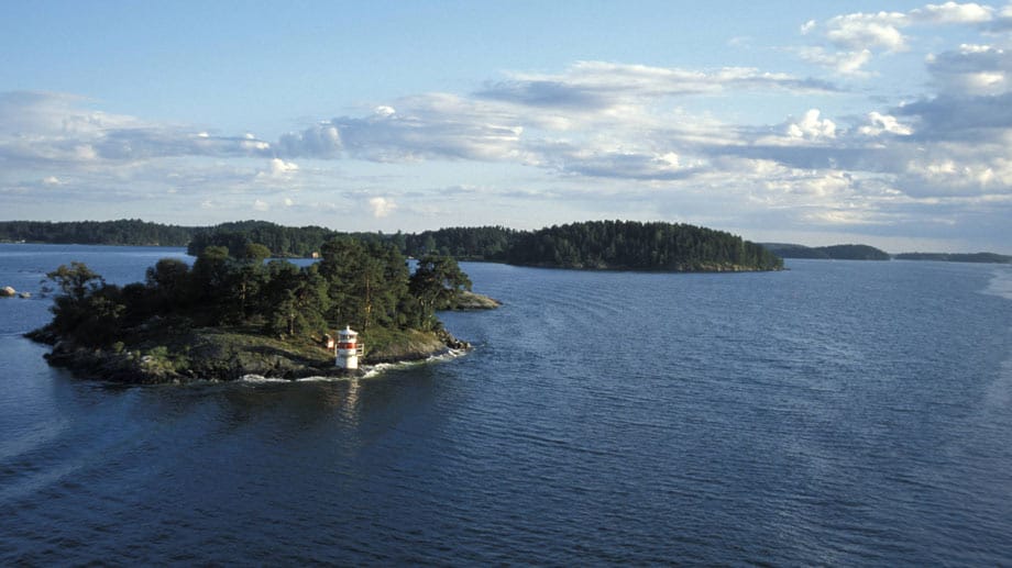 Nicht weit von Schwedens Hauptstadt Stockholm entfernt liegt dieses Insel-Idyll.