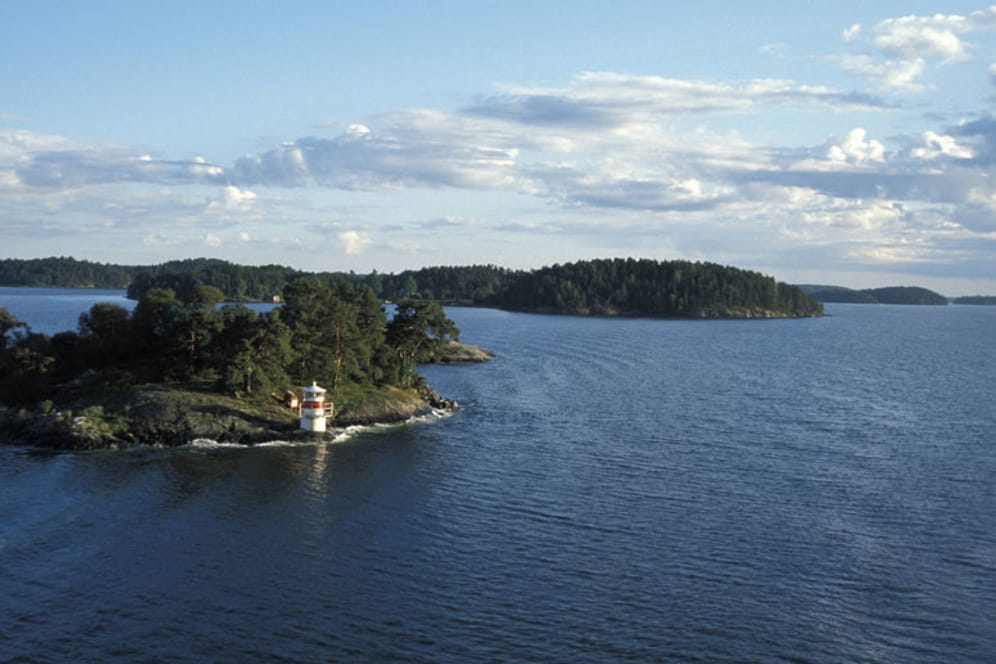 Nicht weit von Schwedens Hauptstadt Stockholm entfernt liegt dieses Insel-Idyll.