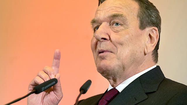 Alt-Bundeskanzler Gerhard Schröder lieferte auch an seinem 70. Geburtstag Klartext.