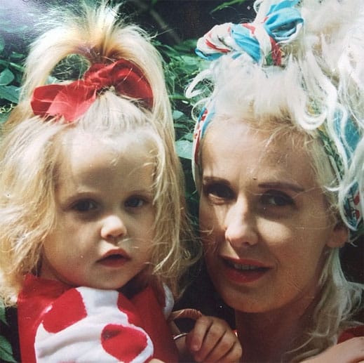 Peaches Geldof mit Mutter Paula Yates.