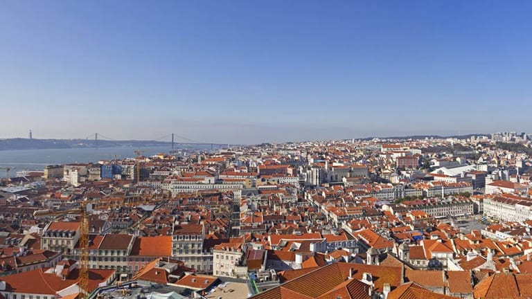 Panoramablick über den charmanten Stadtteil Baixa.