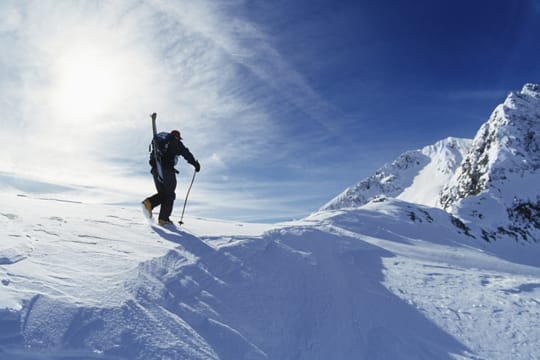 Beim Bergsteigen werden Sie für Ihre Mühen mit einem grandiosen Ausblick entschädigt