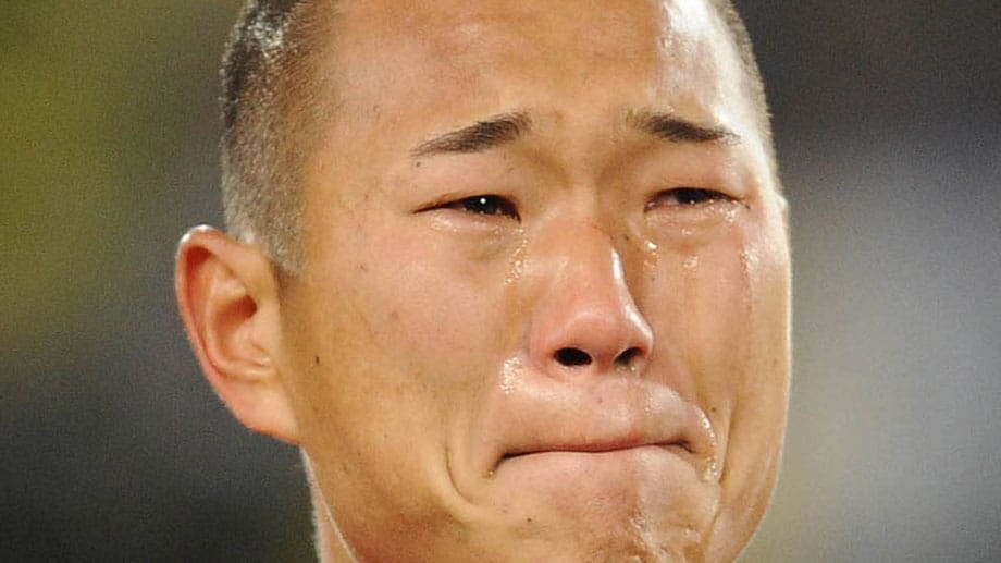 Bei Jong Tae Se fließen die Tränen 2010 in Südafrika ohne Unterlass. Dabei hat die WM für Südkorea zu diesem Zeitpunkt noch gar nicht begonnen. Gerührt ist Tae Se schon von der Nationalhymne.
