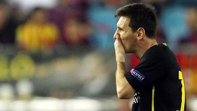 Lionel Messi verpasst mit dem FC Barcelona nach sieben Jahren erstmals wieder das Halbfinale der Champions League.