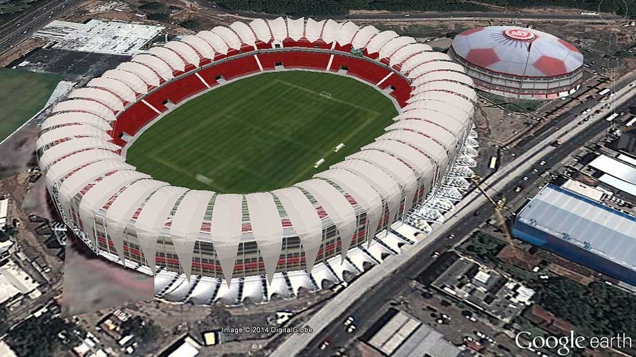 "Estádio Beira-Rio" in Porto Alegre