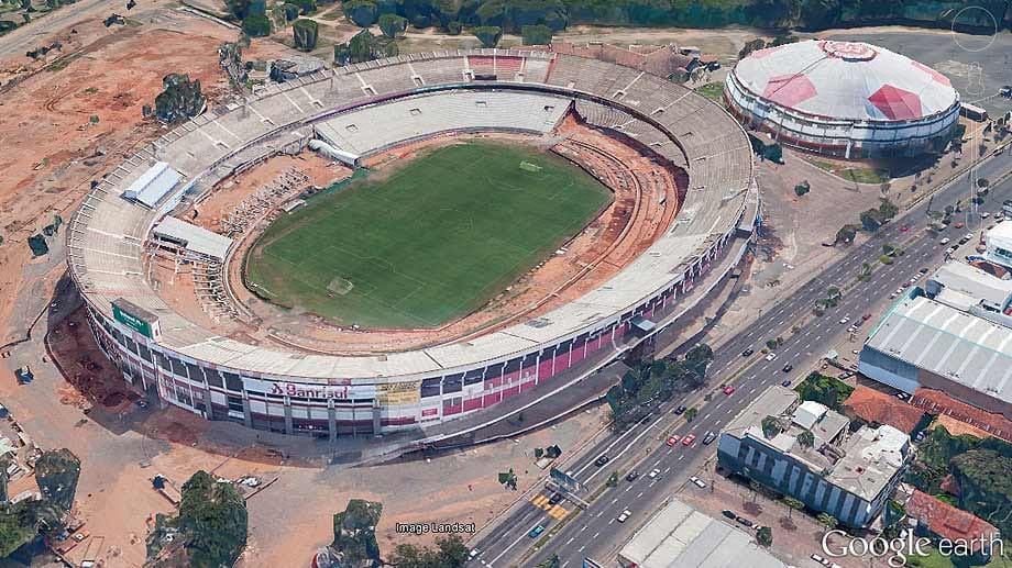 "Estádio Beira-Rio" in Porto Alegre von 1969