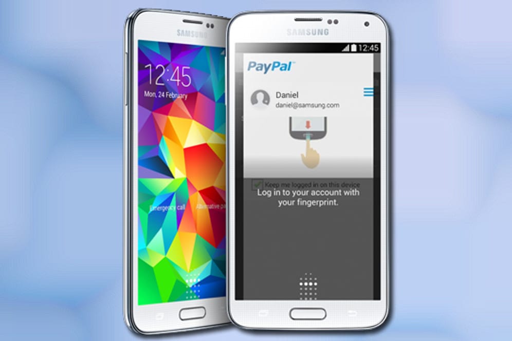 Der Fingerabdrucksensor des Samsung Galaxy S5, der auch zum Bezahlen in Paypal verwendet werden kann, lässt sich leicht überlisten.