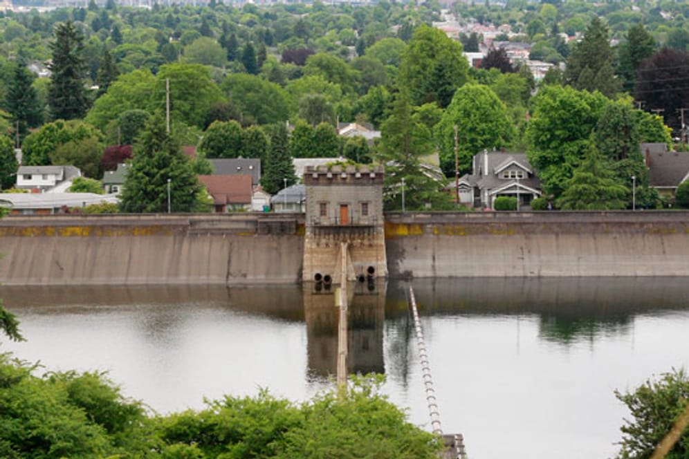 Trinkwasser-Reservoir in Portland