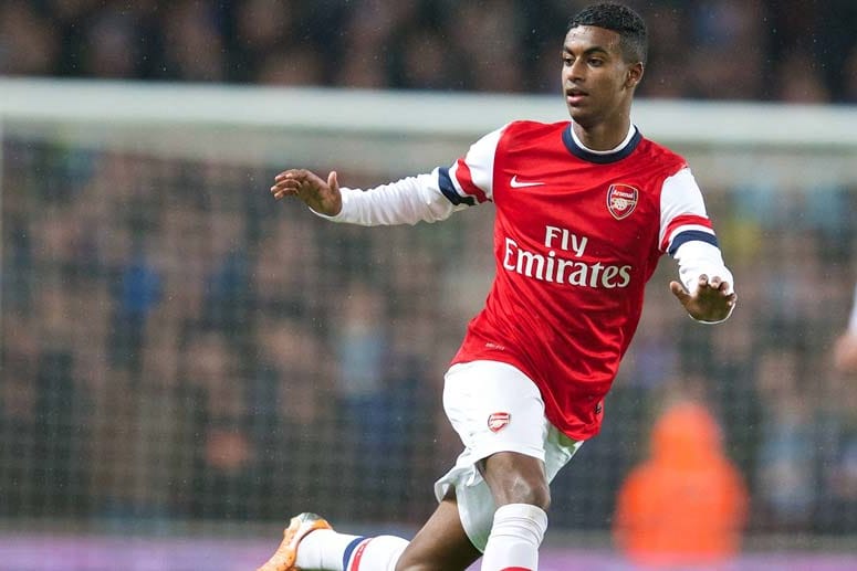 Gedion Zelalem bei seinem Auftritt mit dem Arsenal-Profiteam.