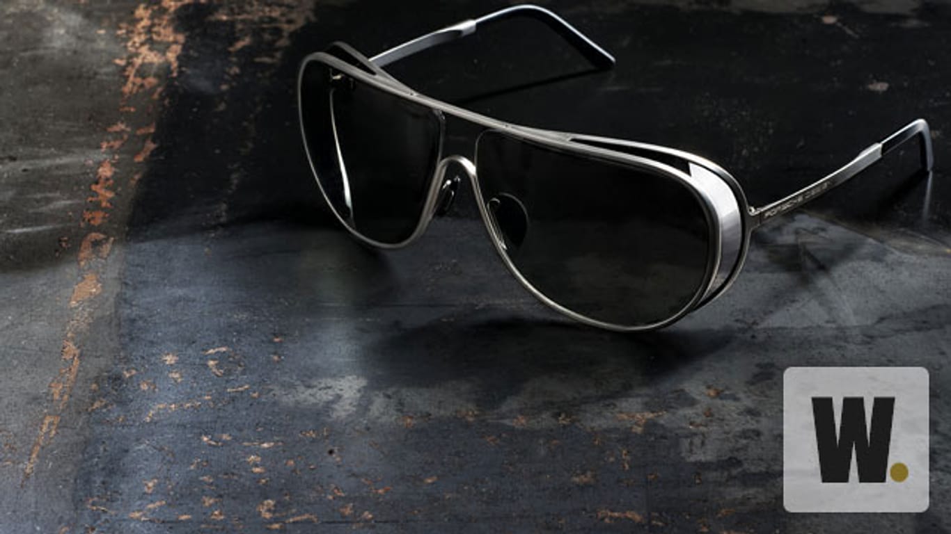 Sommer – Sonne – Sonnenbrille: Mit diesen Brillen bleiben Sie cool. Hier ein Modell von Porsche Design.