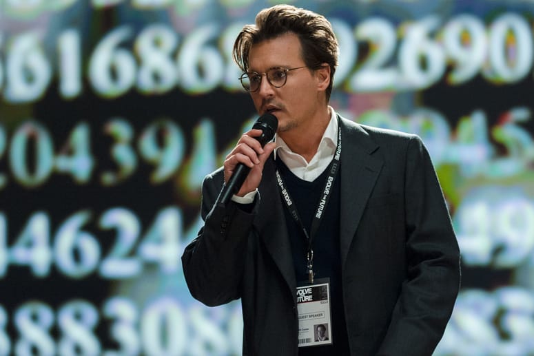 Johnny Depp als Dr. Will Caster im Film "Transcendence"