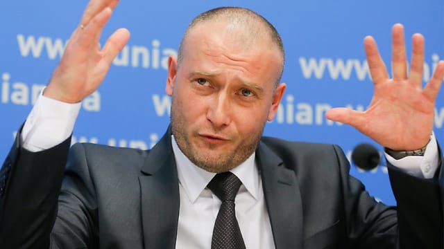 Dmytro Jarosch ist Gründer und Kommandeur der Nationalistengarde Rechter Sektor in der Ukraine