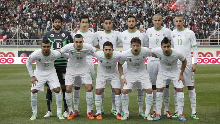 Die Nationalmannschaft Algeriens wird in der Gruppe H wohl einen schweren Stand haben gegen Belgien, Russland und Südkorea...