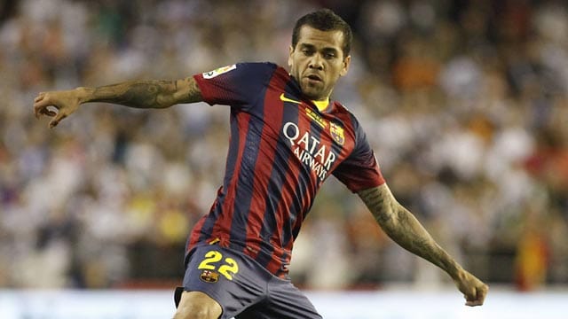 Dani Alves vom FC Barcelona