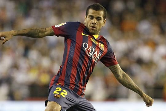 Dani Alves vom FC Barcelona