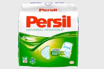 Eine Packung Persil Universal-Megaperls reicht nur noch für 15 Waschladungen.