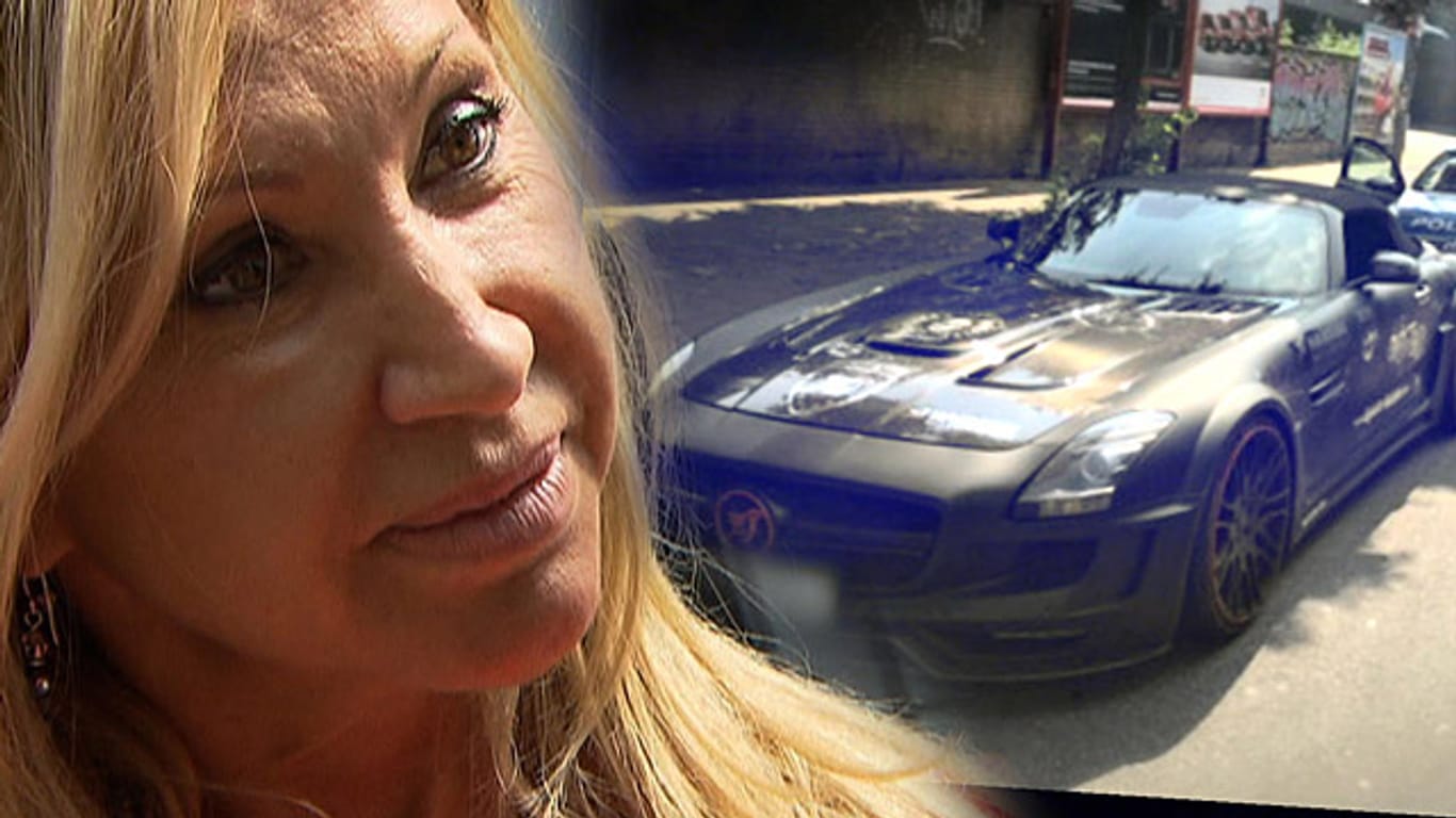 Zu dunkle Fensterscheiben am Auto: Carmen Geiss hat Ärger mit der Polizei.