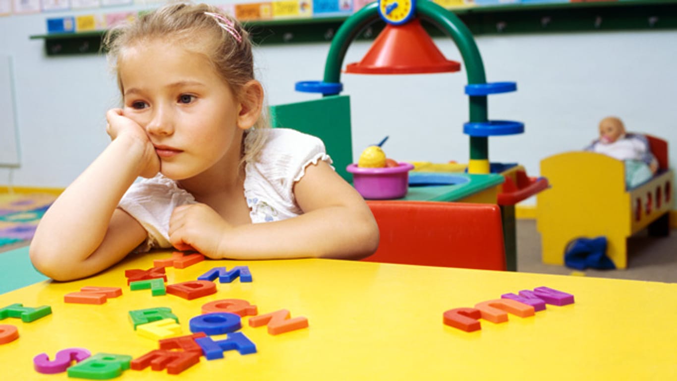 Mehr als jedes achte Kindergartenkind ist laut einer Studie von Symptomen einer Depression oder Angststörung betroffen.