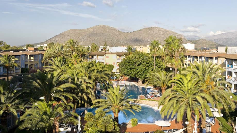An der Nordküste Mallorcas ist das "Hotel Alcudia Garden" gelegen.