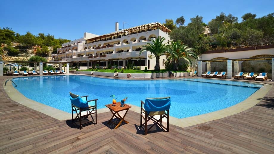 Das "Hotel Royal Sun" befindet sich oberhalb der Stadt Chania auf der griechischen Urlaubsinsel Kreta.
