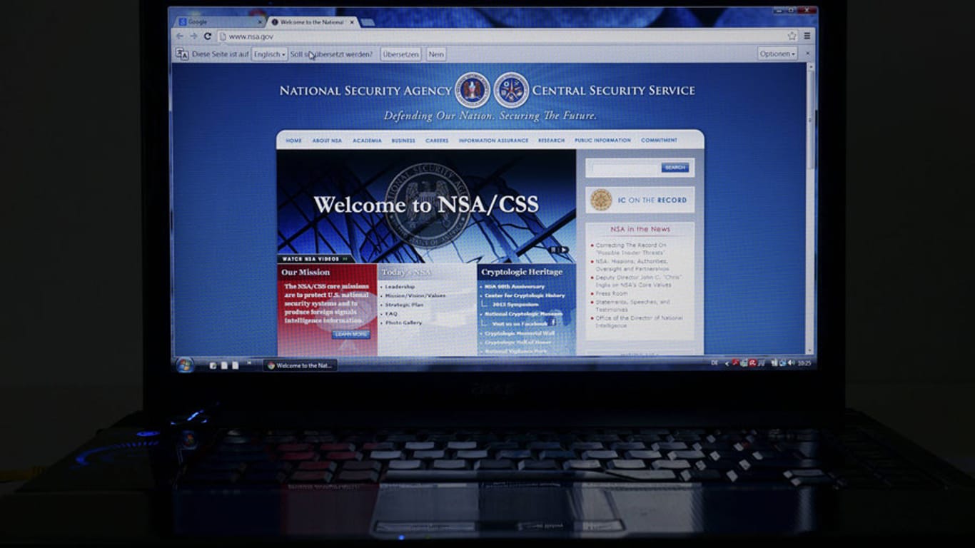 Internetseite der NSA