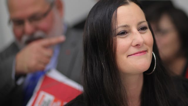 Janine Wissler, Fraktionsvorsitzende der hessischen Linken