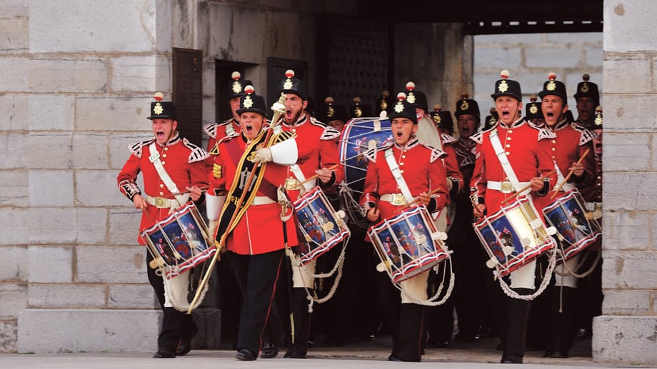 Die Militärparaden in Fort Henry sind vor allem für Besucher gedacht. Einen militärischen Hintergrund hat hier kaum jemand.