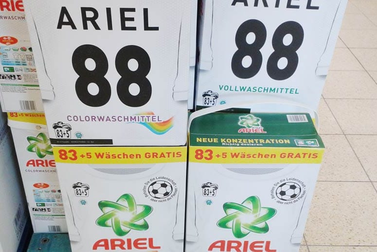 Diese Waschmittel-Verpackung von Ariel sorgte für Debatten unter den Verbrauchern