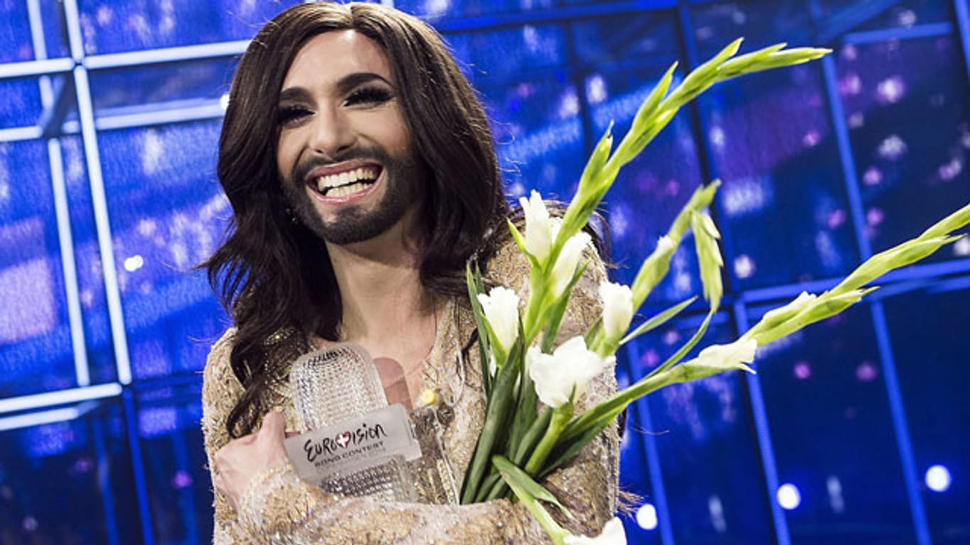 "The Wiener Takes It All": Conchita Wurst siegt beim Eurovision Song Contest für Österreich.