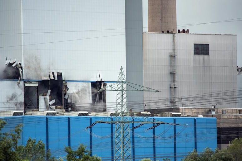 Explosion im Kraftwerk Staudinger in Großkrotzenburg, Hessen