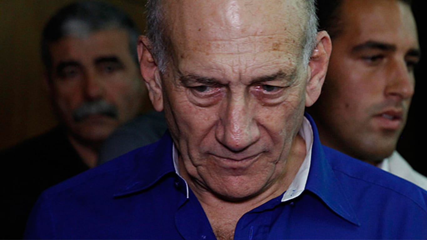 Der frühere israelische Ministerpräsident Ehud Olmert