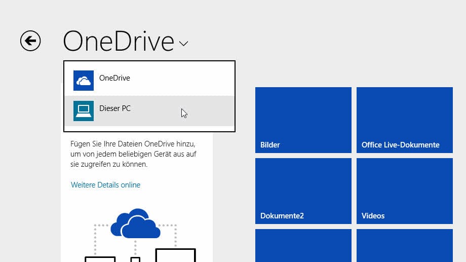 OneDrive in Windows 8.1