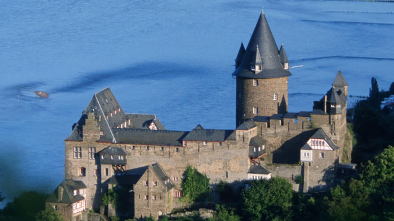 Urlaub in einer Burg, wie hier in der Burg Stahleck, ist ein einmaliges Erlebnis für die ganze Familie