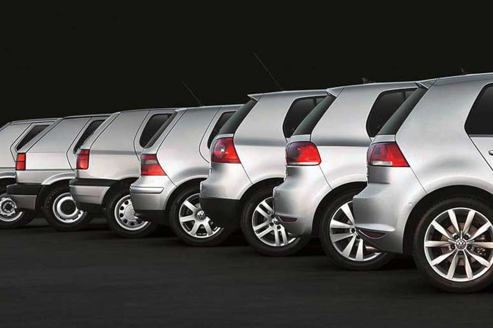 Nach eins bis sieben kommt acht: Spätestens 2018 soll die achte Generation des VW Golf auf den Markt kommen.