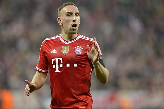 Aufgrund von Rückenproblemen wird Franck Ribéry gegen Dortmund wohl nicht in der Startformation stehen.