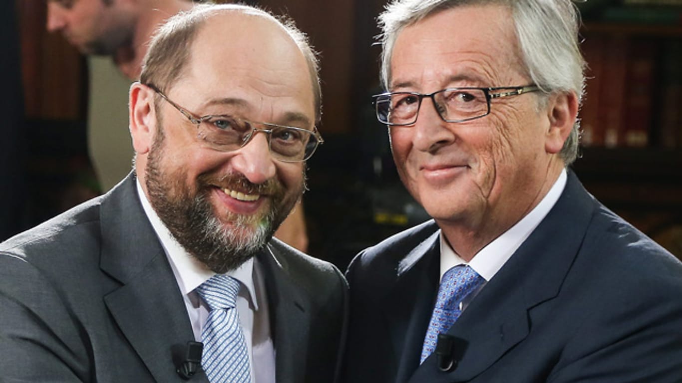 Martin Schulz (links) und Jean-Claude Juncker