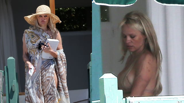 Pamela Anderson hat plötzlich wieder lange Haare.