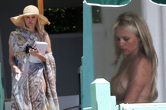 Pamela Anderson hat plötzlich wieder lange Haare.